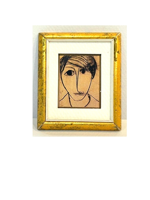 Original Pen and Ink Drawing, Framed